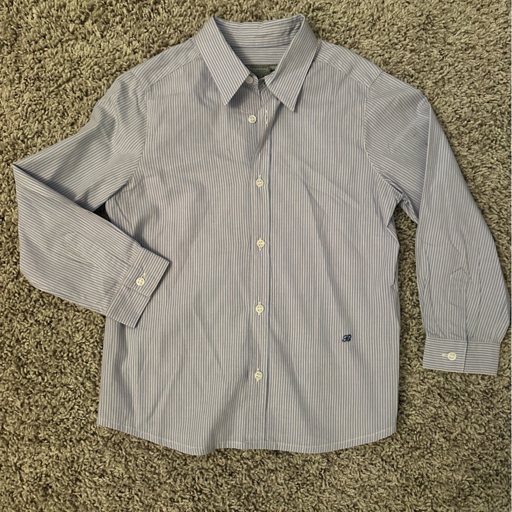 Bonpoint boys dress striped dress shirt